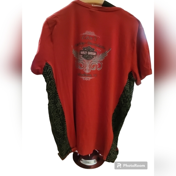 Harley Davidson Womens V-neck Short Sleeve Tshirt - Picture 2 of 9